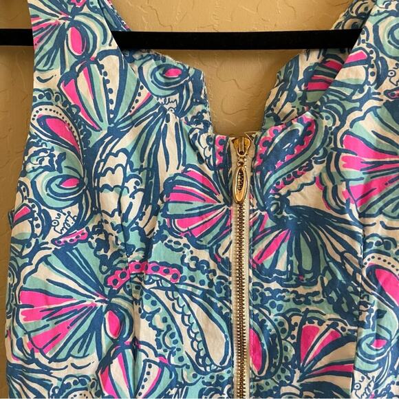 Lilly Pulitzer Target My Fans Blue Pink Shift Dress - Picture 6 of 9